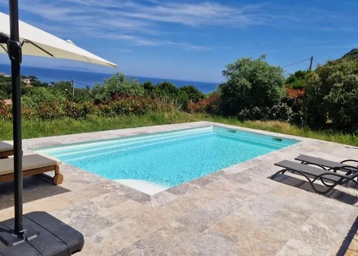 Villa Belle Avec Piscine Vue Mer- Cap Corse *