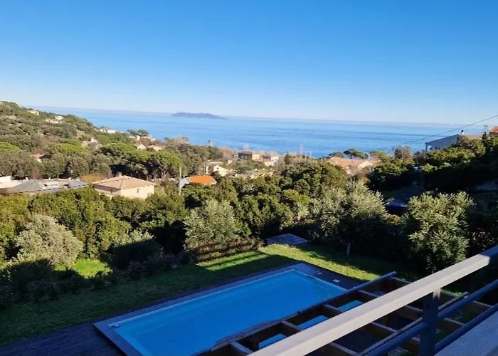 Belle Avec Piscine Vue Mer- Cap Corse * Sisco